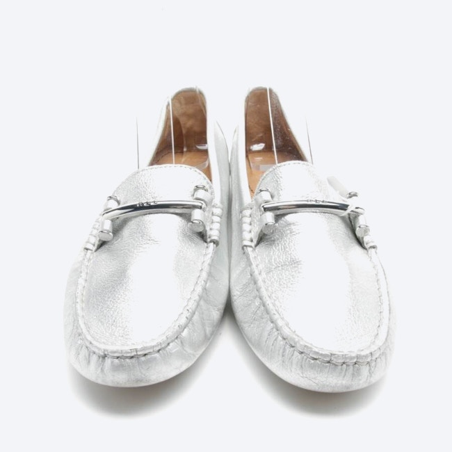 Image 2 of Loafers EUR38 Silver in color Metallic | Vite EnVogue