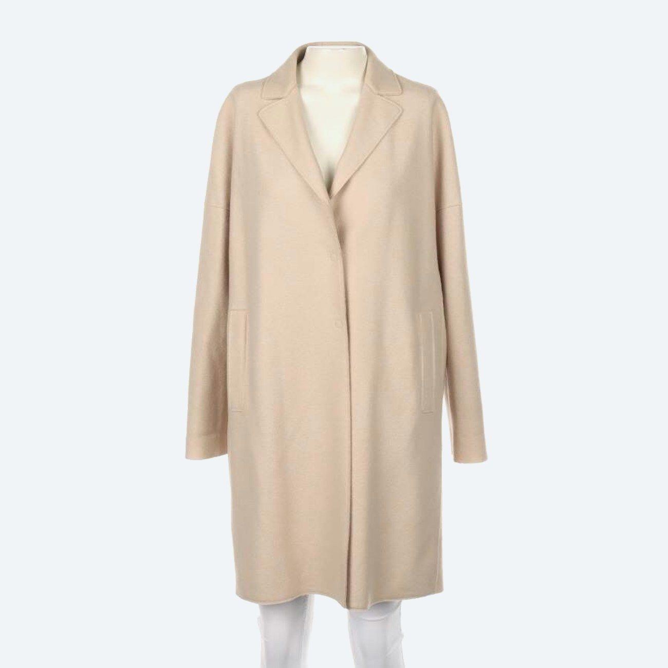 Image 1 of Wool Coat 36 White in color White | Vite EnVogue