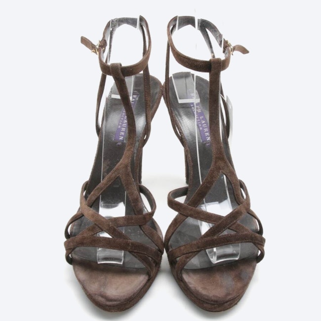Image 2 of Heeled Sandals EUR 38.5 Brown in color Brown | Vite EnVogue