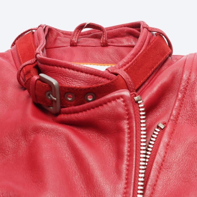 Image 3 of LeatherJacket M Red in color Red | Vite EnVogue