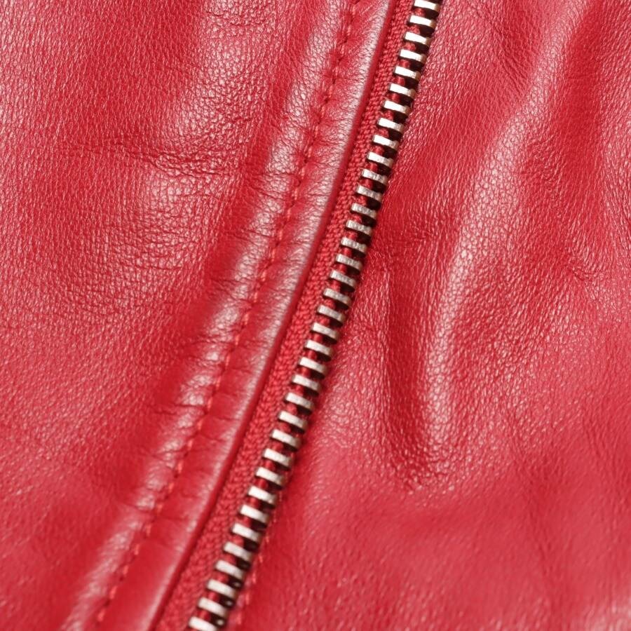 Image 4 of LeatherJacket M Red in color Red | Vite EnVogue