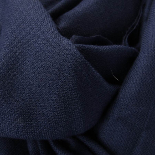 Image 2 of Cashmere Shawl Navy in color Blue | Vite EnVogue