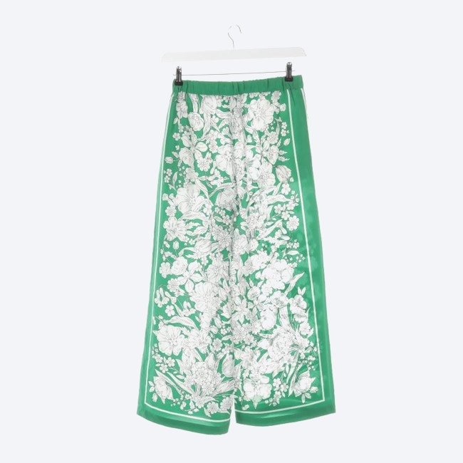 Image 2 of Silk Pants 34 Green in color Green | Vite EnVogue