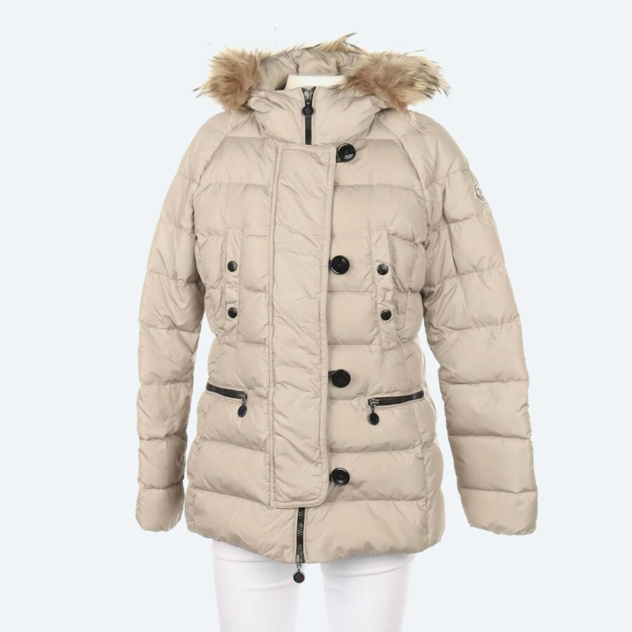 Image 1 of Winter Jacket 36 Beige in color White | Vite EnVogue