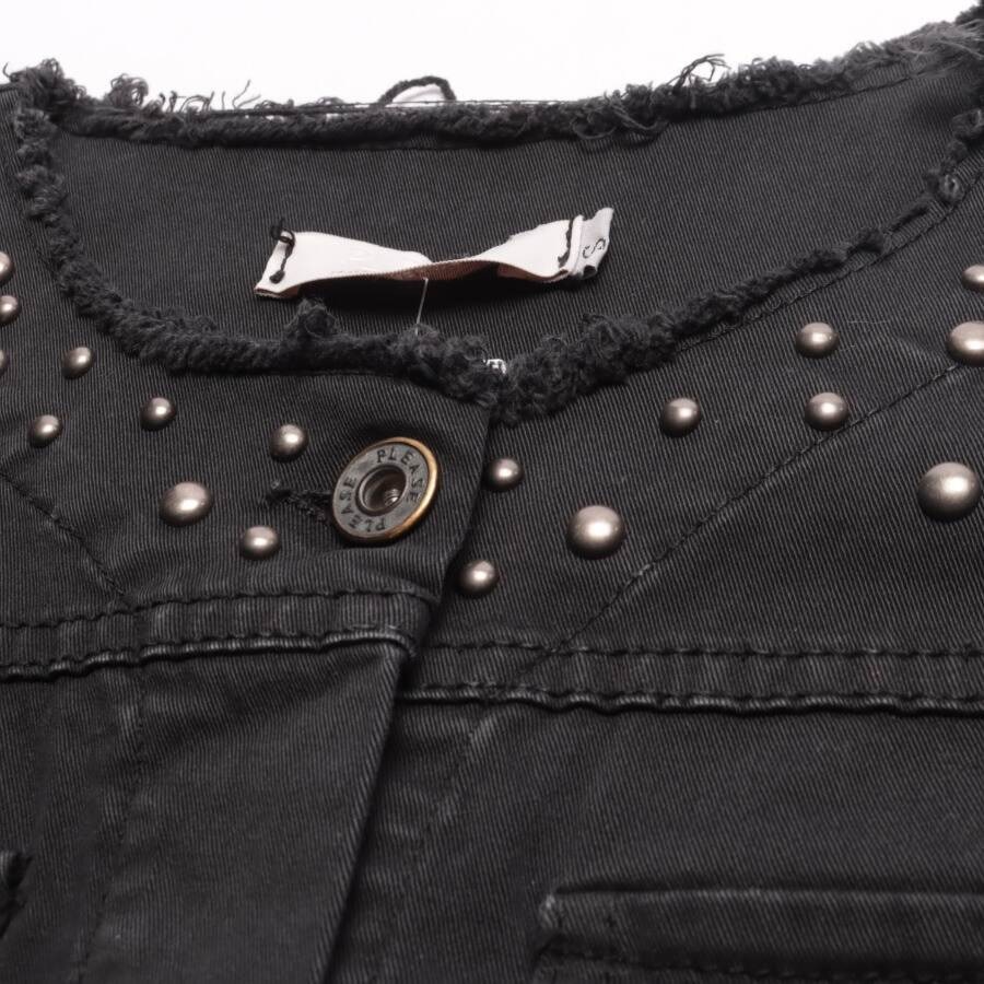 Image 3 of Jeans Jacket S Black in color Black | Vite EnVogue