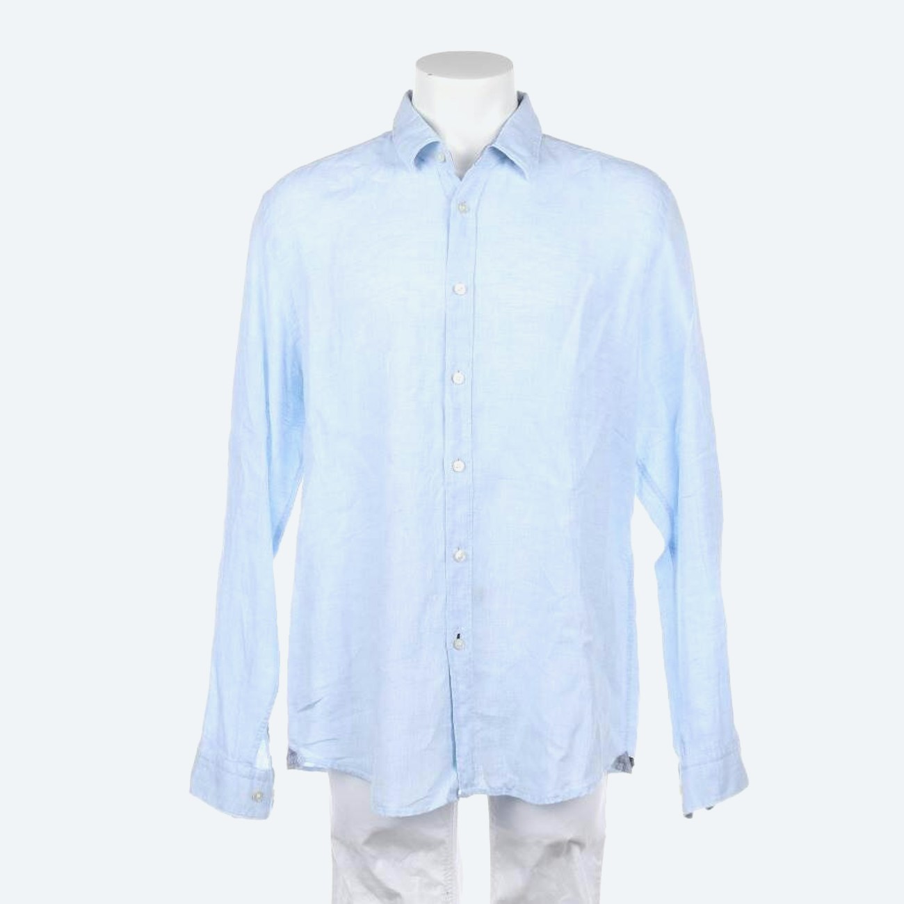 Image 1 of Linen Shirt XL Lightblue in color Blue | Vite EnVogue