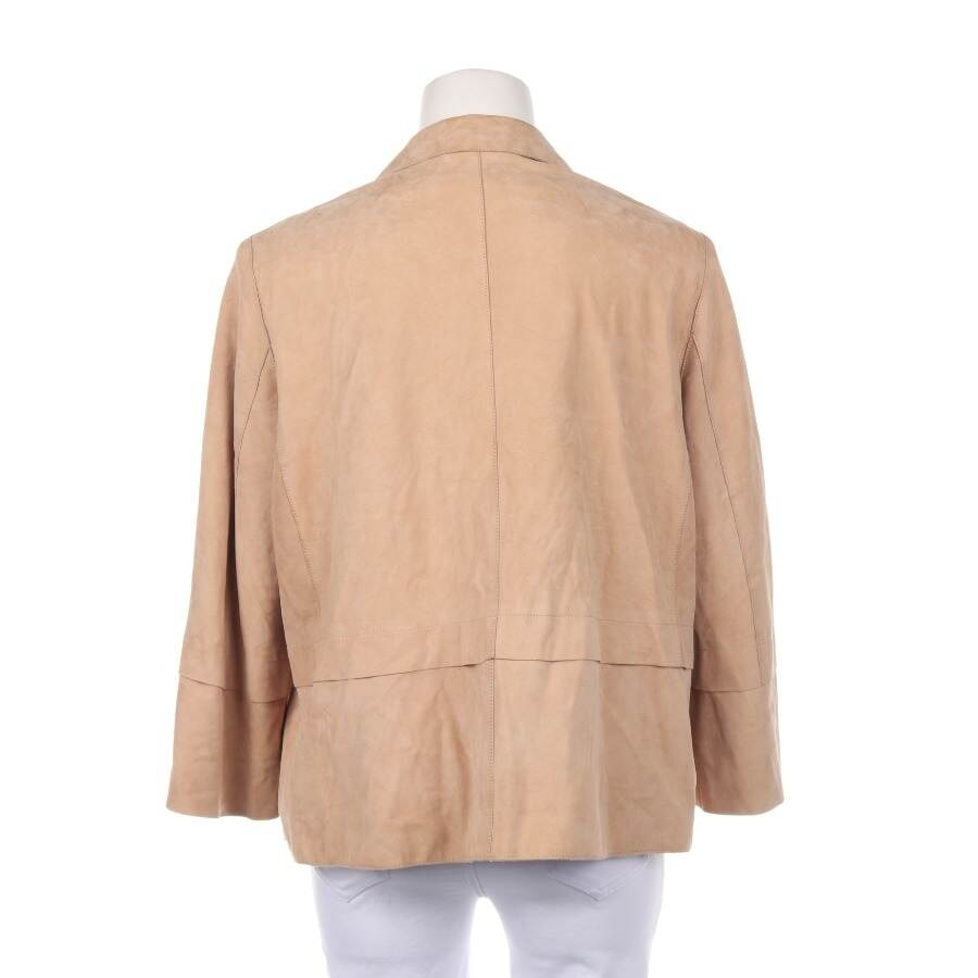 Image 2 of LeatherJacket 40 Peach in color Yellow | Vite EnVogue