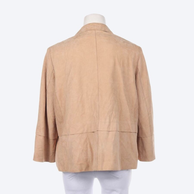 Image 2 of LeatherJacket 40 Peach in color Yellow | Vite EnVogue