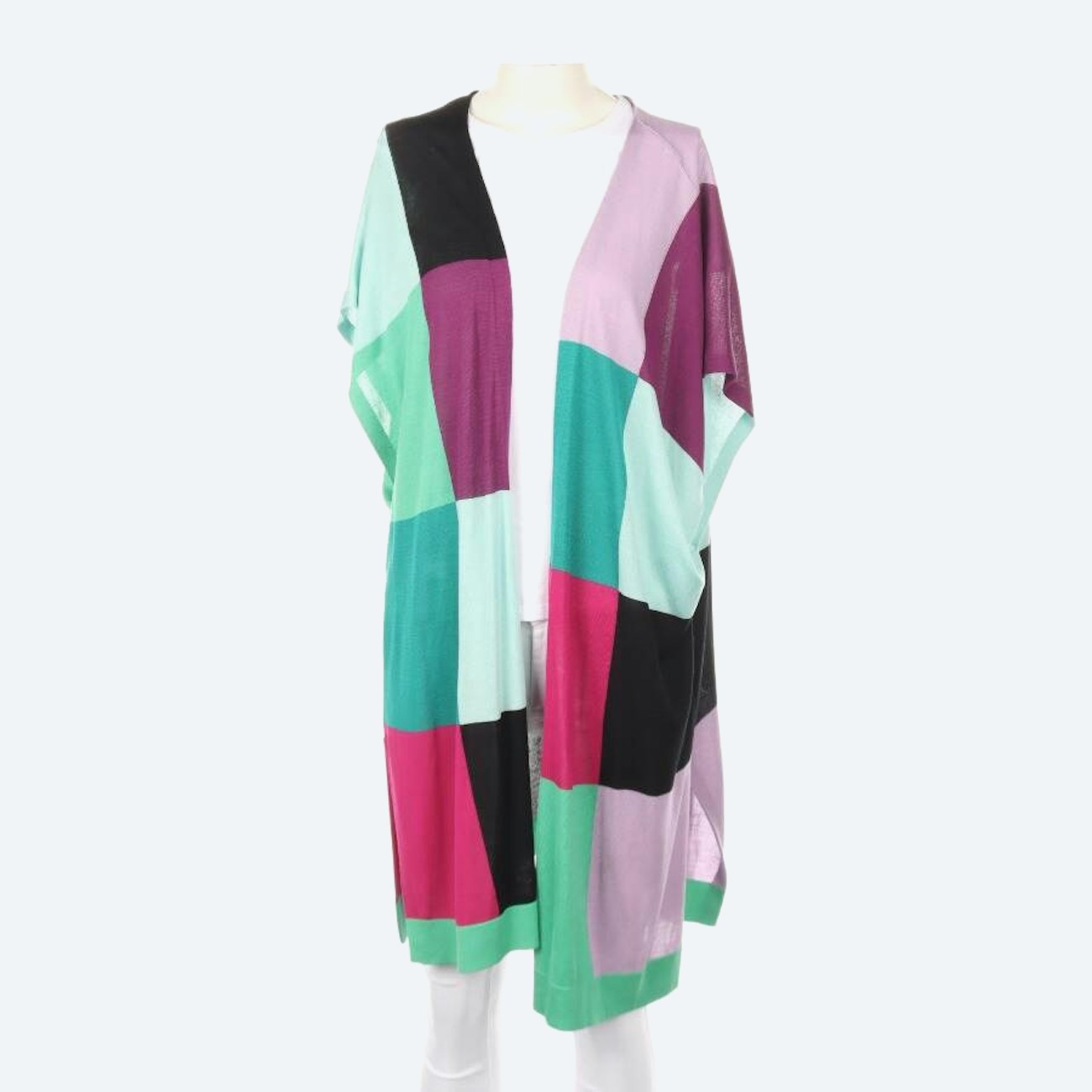 Image 1 of Silk  Vest M Multicolored in color Multicolored | Vite EnVogue