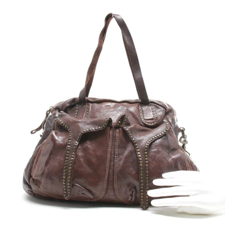 Image 4 of Shoulder Bag Mahogany Brown in color Brown | Vite EnVogue