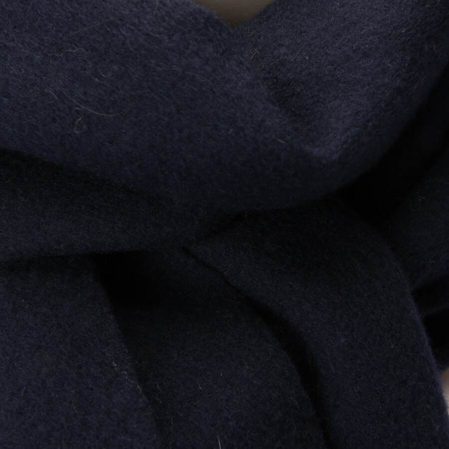 Image 2 of Wool Shawl Navy in color Blue | Vite EnVogue