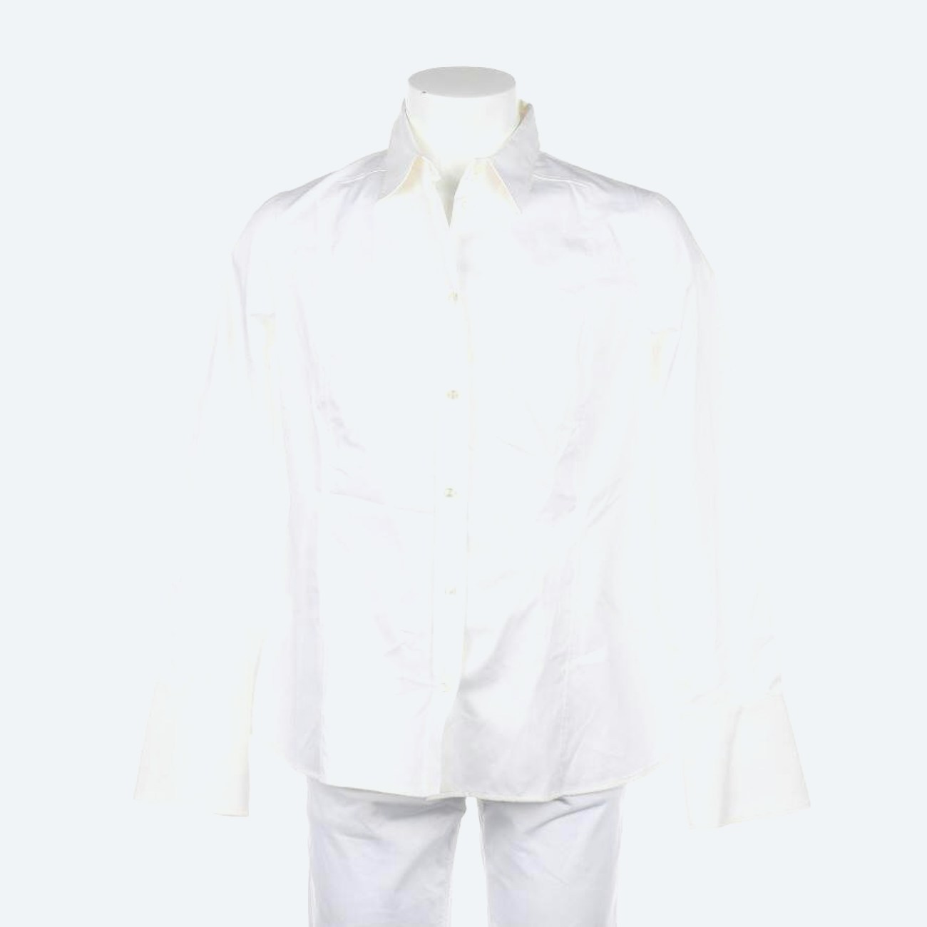 Image 1 of Shirt 44 Cream in color White | Vite EnVogue