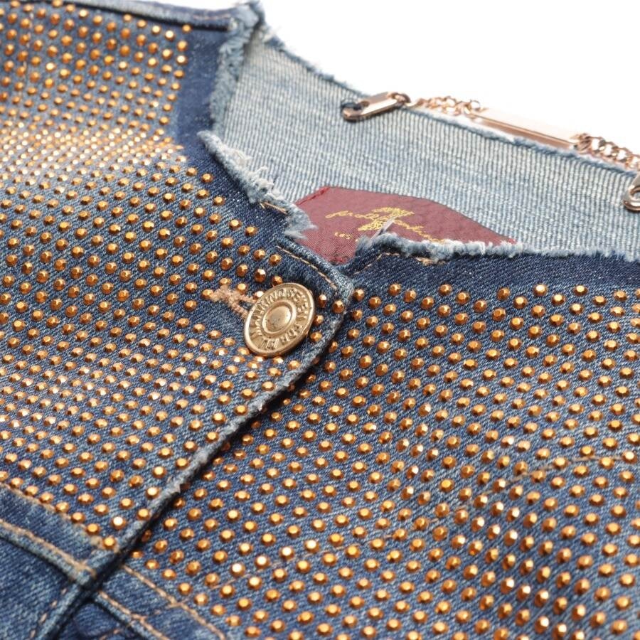 Image 3 of Jeans Jacket L Darkblue in color Blue | Vite EnVogue