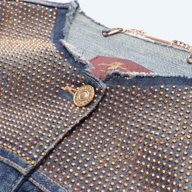 Image 3 of Jeans Jacket L Darkblue in color Blue | Vite EnVogue