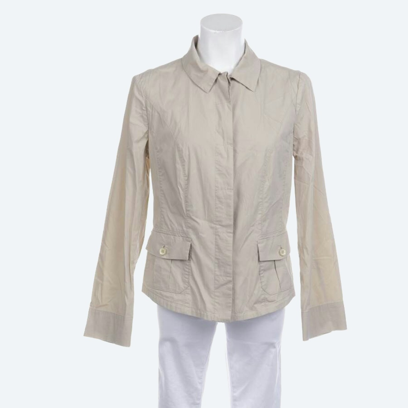 Image 1 of Summer Jacket 40 Beige in color White | Vite EnVogue