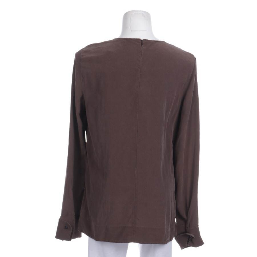 Image 2 of Shirt Blouse S Dark Brown in color Brown | Vite EnVogue