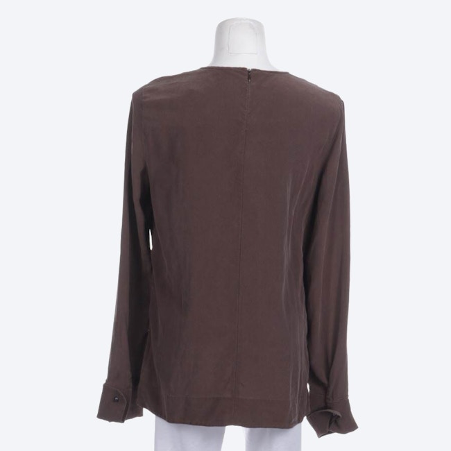 Image 2 of Shirt Blouse S Dark Brown in color Brown | Vite EnVogue