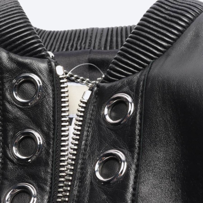 Image 3 of LeatherJacket 40 Black in color Black | Vite EnVogue