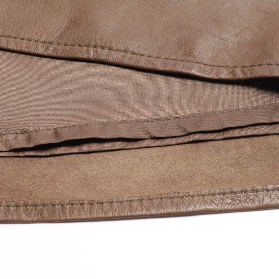 Image 3 of Leather Skirt 42 Brown in color Brown | Vite EnVogue