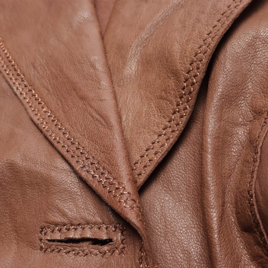 Image 4 of LeatherJacket 38 Brown in color Brown | Vite EnVogue
