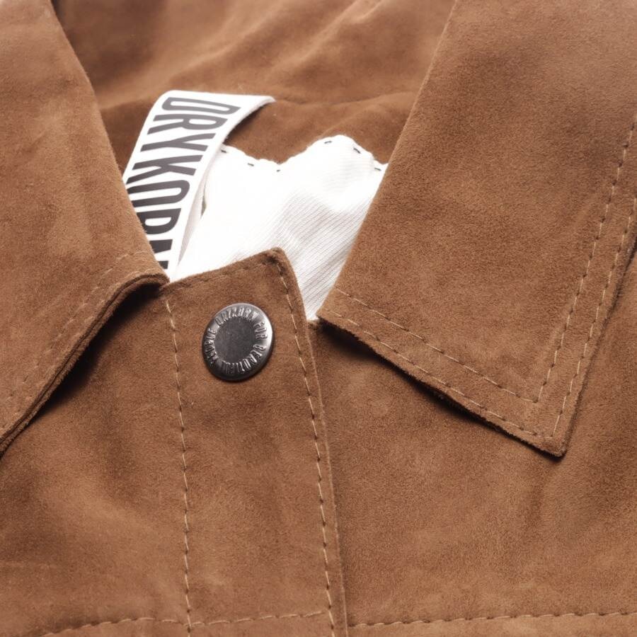 Image 3 of LeatherJacket 42 Brown in color Brown | Vite EnVogue