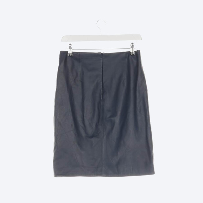 Image 2 of Leather Skirt 34 Navy in color Blue | Vite EnVogue