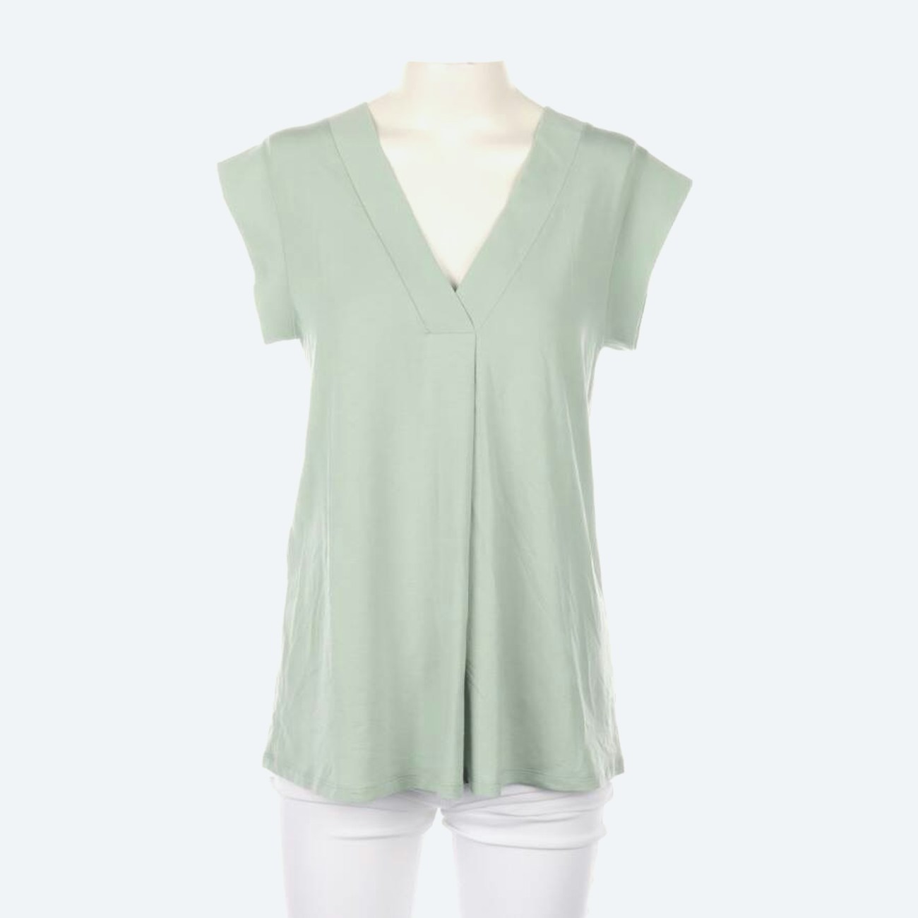 Image 1 of Shirt Blouse L Pastel green in color Green | Vite EnVogue