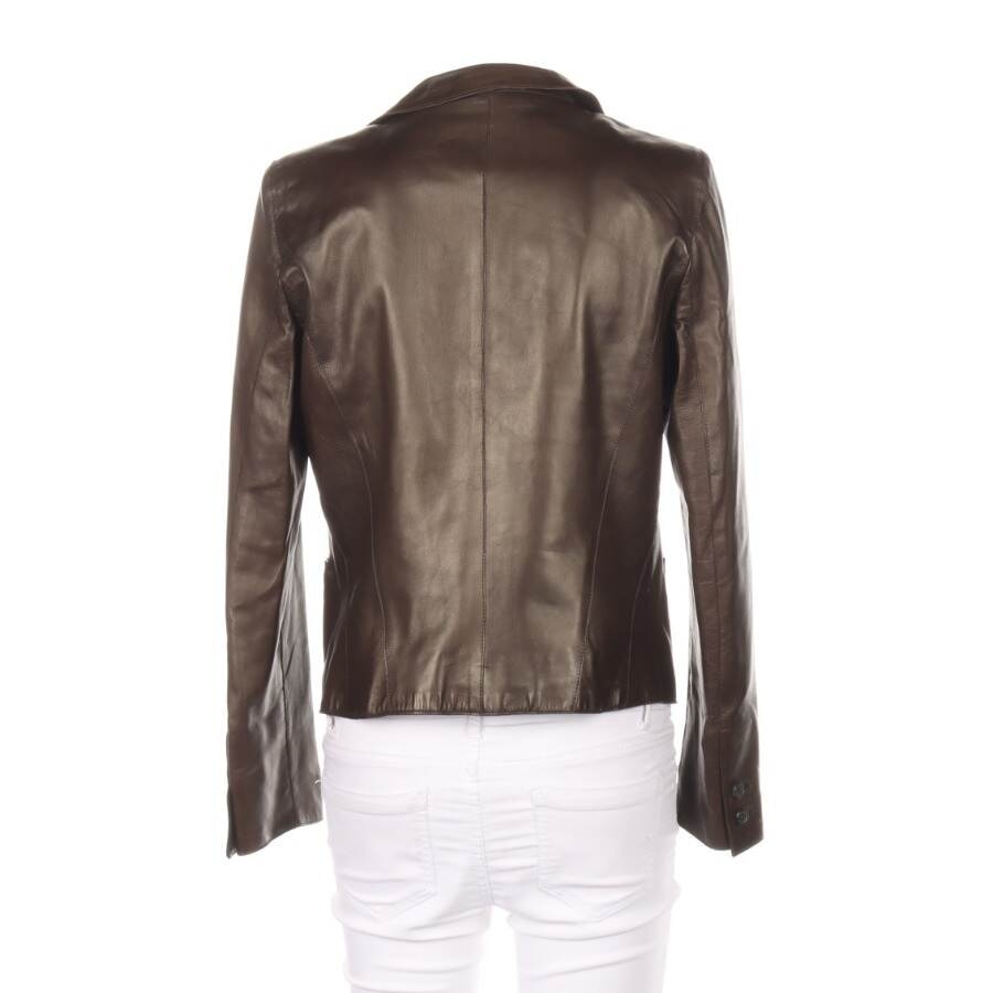 Image 2 of LeatherJacket 36 Dark brown in color Brown | Vite EnVogue