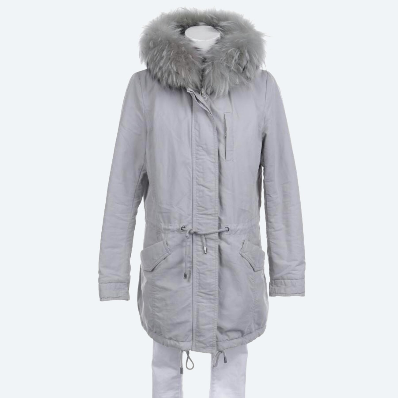 Image 1 of Winter Jacket 38 Lightgray in color Gray | Vite EnVogue