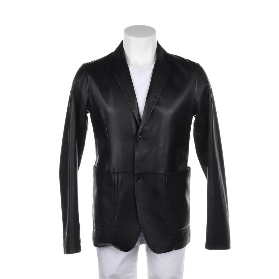 Image 1 of Leather Jacket 46 Black in color Black | Vite EnVogue