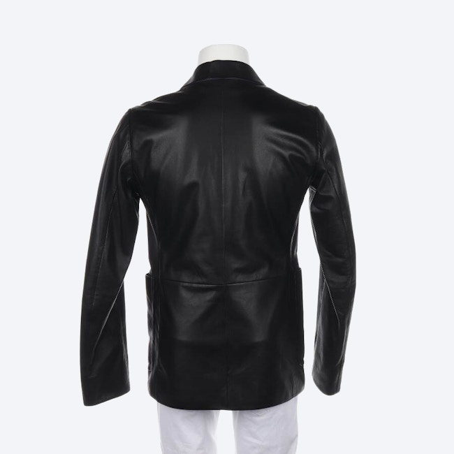 Image 2 of Leather Jacket 46 Black in color Black | Vite EnVogue