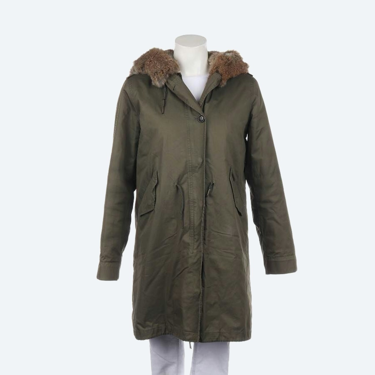 Image 1 of Winter Coat XS Green in color Green | Vite EnVogue