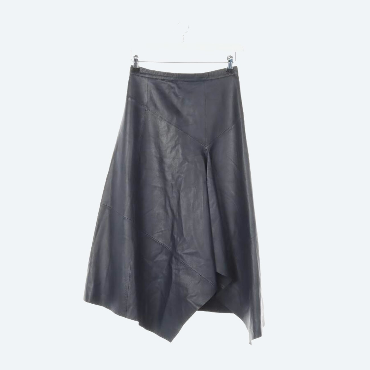 Image 1 of Leather Skirt 36 Blue in color Blue | Vite EnVogue