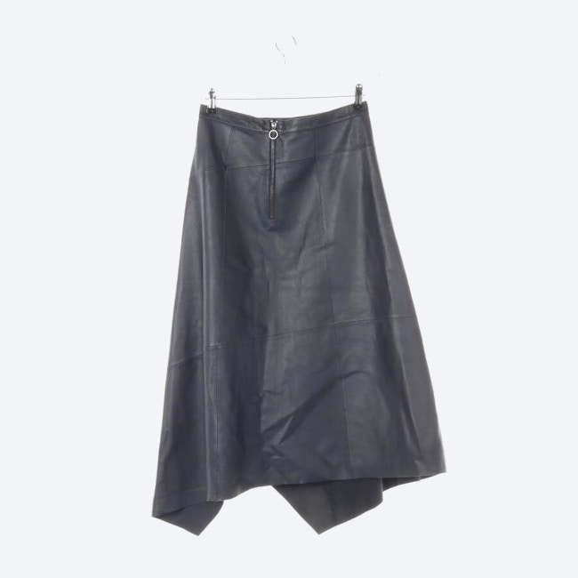 Image 2 of Leather Skirt 36 Blue in color Blue | Vite EnVogue