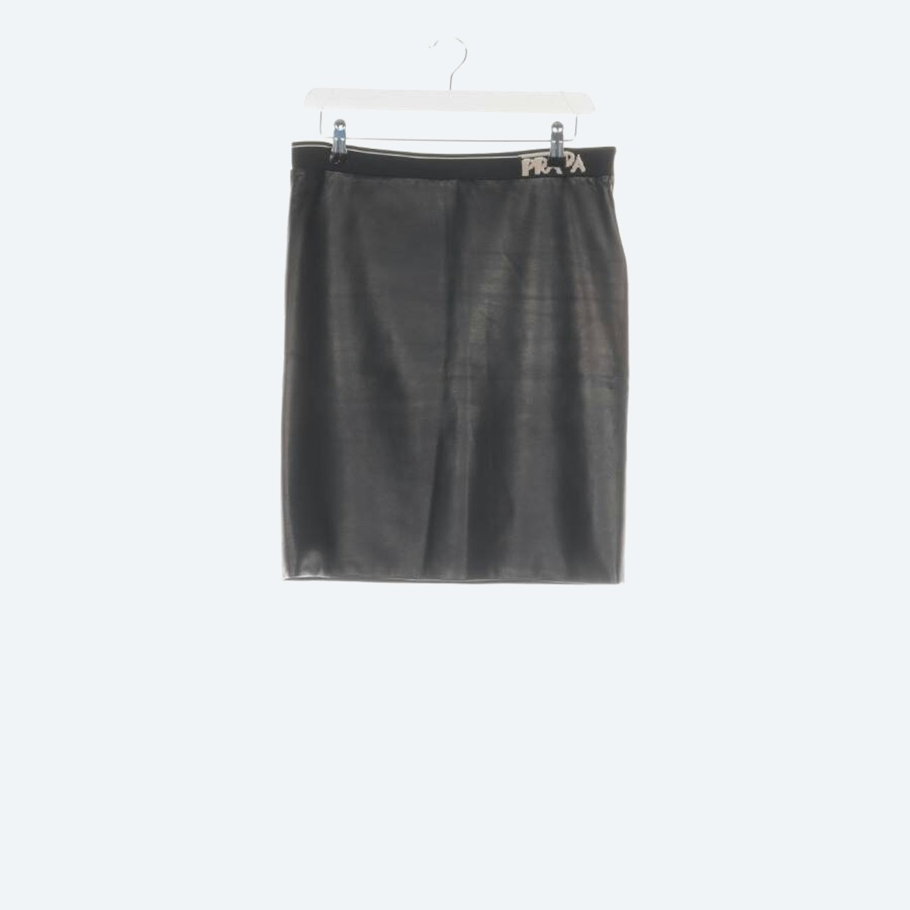 Image 1 of Leather Skirt 32 Black in color Black | Vite EnVogue
