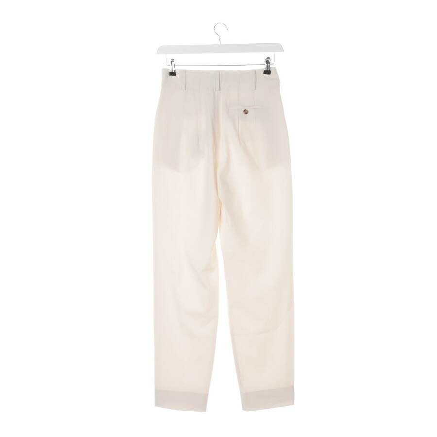 Image 2 of Trousers W27 Beige in color White | Vite EnVogue