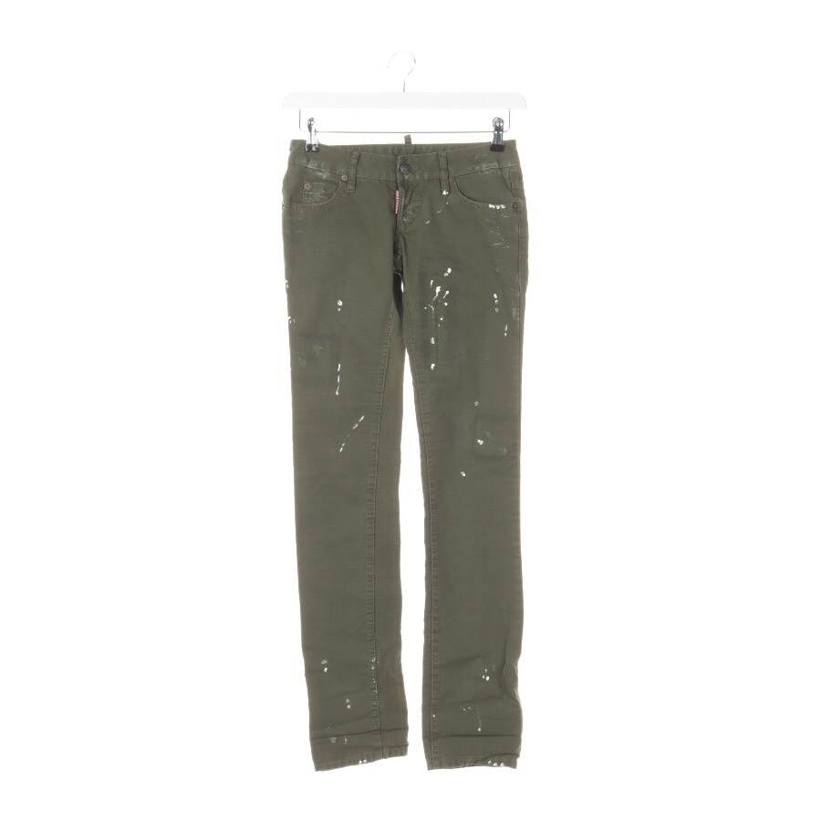 Image 1 of Trousers 32 Dark Green in color Green | Vite EnVogue
