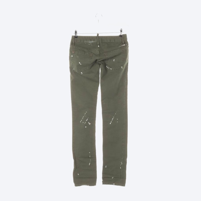 Image 2 of Trousers 32 Dark Green in color Green | Vite EnVogue