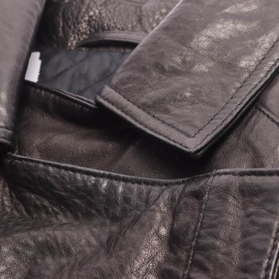 Image 3 of LeatherJacket 34 Dark brown in color Brown | Vite EnVogue
