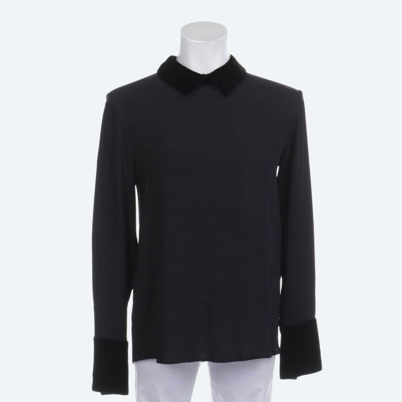 Image 1 of Shirt Blouse 32 Black in color Black | Vite EnVogue