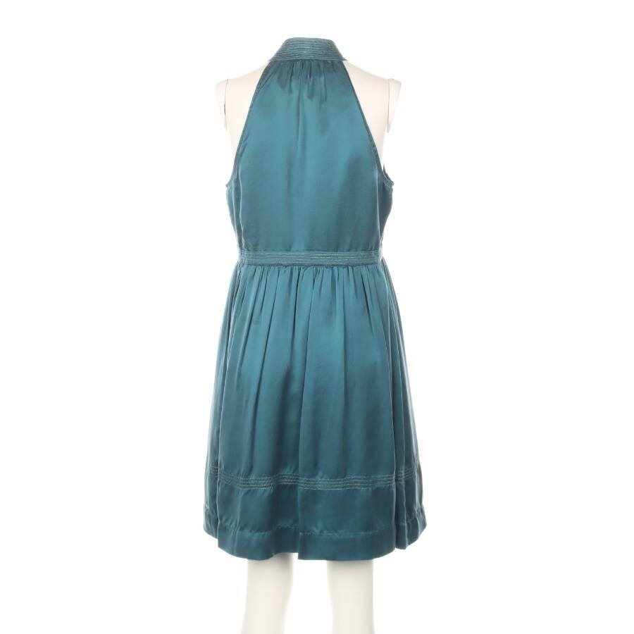 Image 2 of Silk Dress M Turquoise in color Blue | Vite EnVogue