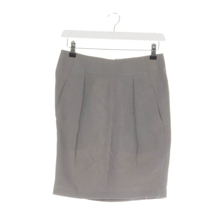Image 1 of Linen Skirt 36 Gray in color Gray | Vite EnVogue