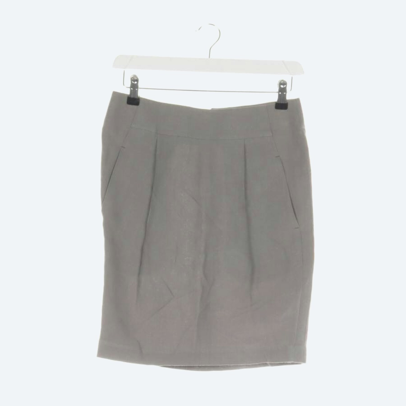 Image 1 of Linen Skirt 36 Gray in color Gray | Vite EnVogue