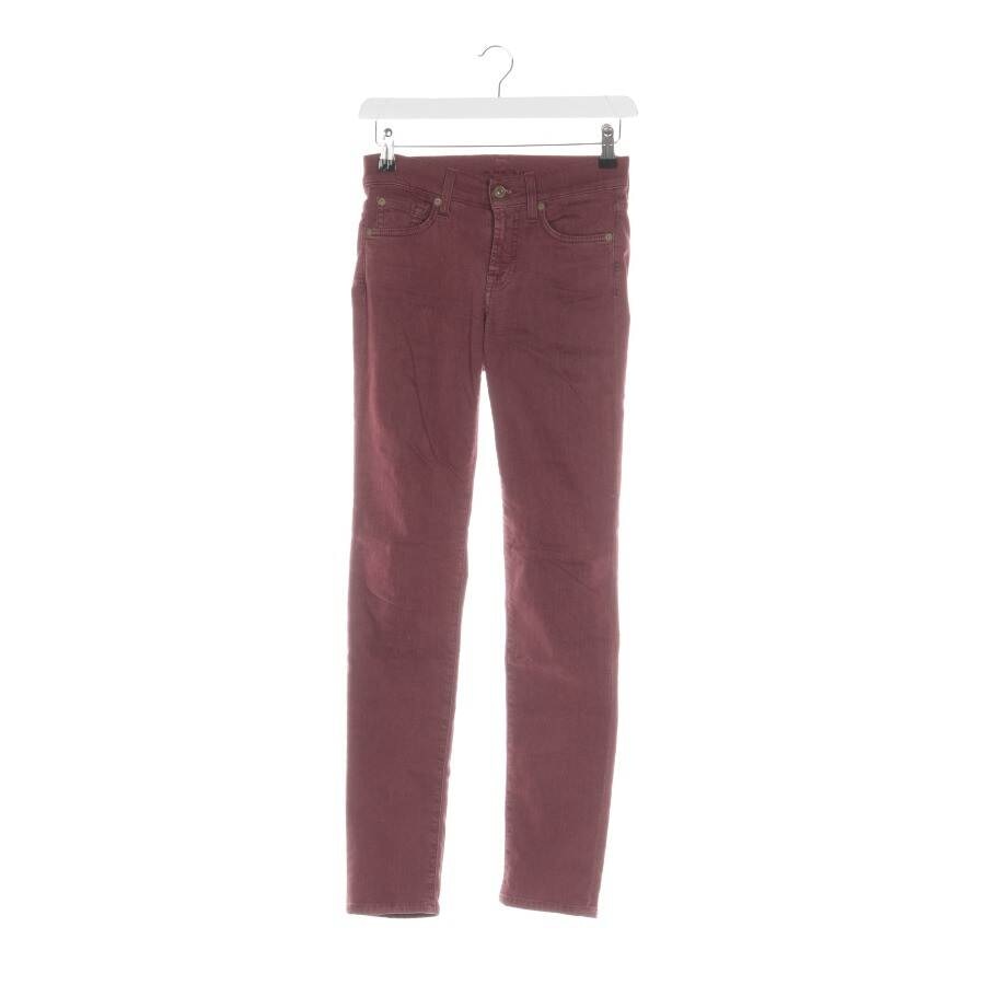 Image 1 of Jeans Slim Fit W25 Bordeaux in color Red | Vite EnVogue