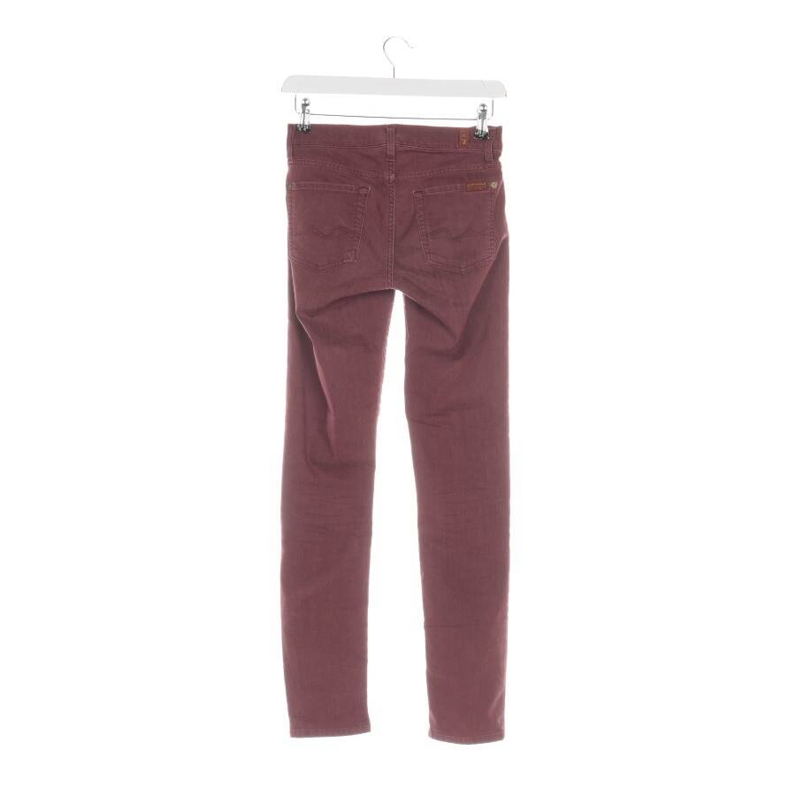 Image 2 of Jeans Slim Fit W25 Bordeaux in color Red | Vite EnVogue