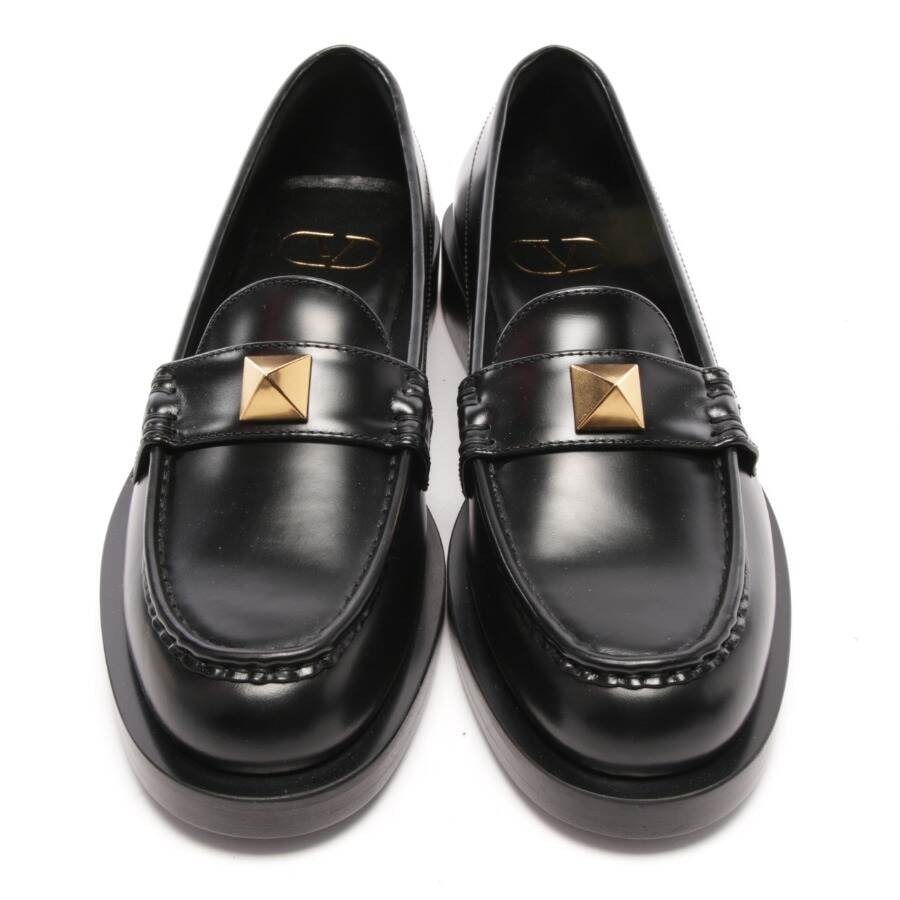 Image 2 of Rockstud Loafers EUR 37.5 Black in color Black | Vite EnVogue