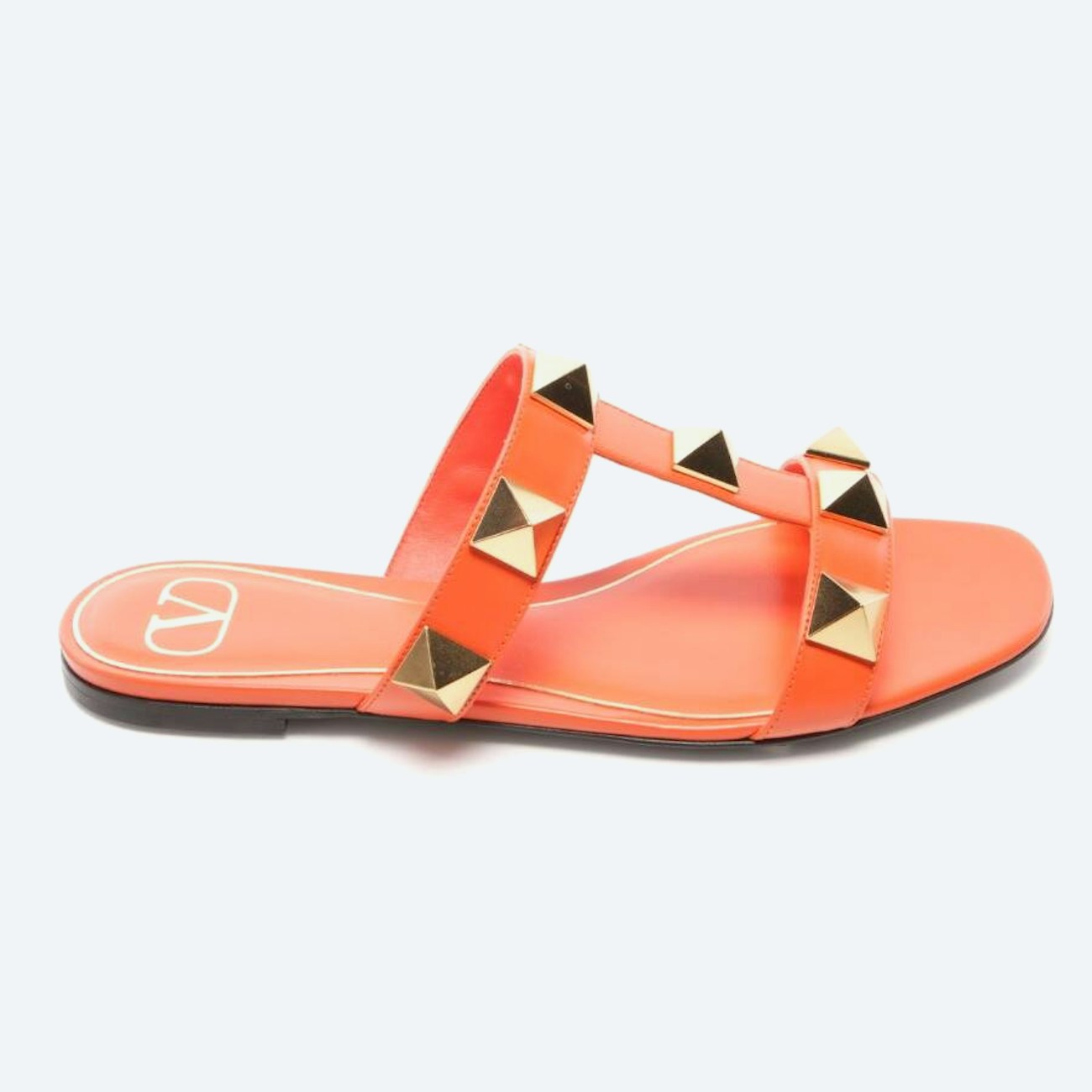 Image 1 of Rockstud Sandals EUR 39 Orange in color Orange | Vite EnVogue