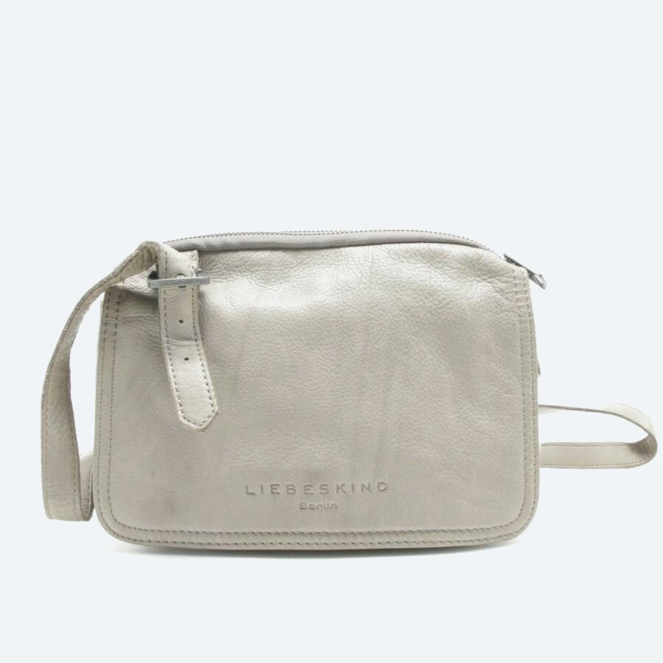Image 1 of Crossbody Bag Gray green in color Gray | Vite EnVogue
