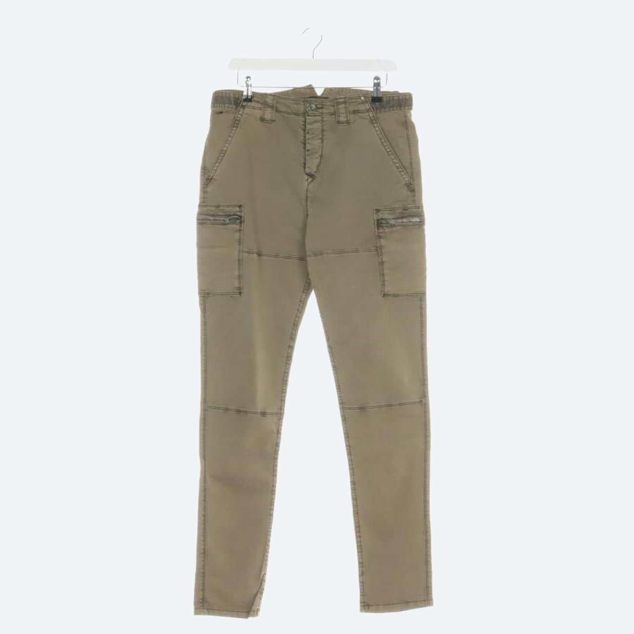 Image 1 of Trousers W28 Olive in color Green | Vite EnVogue