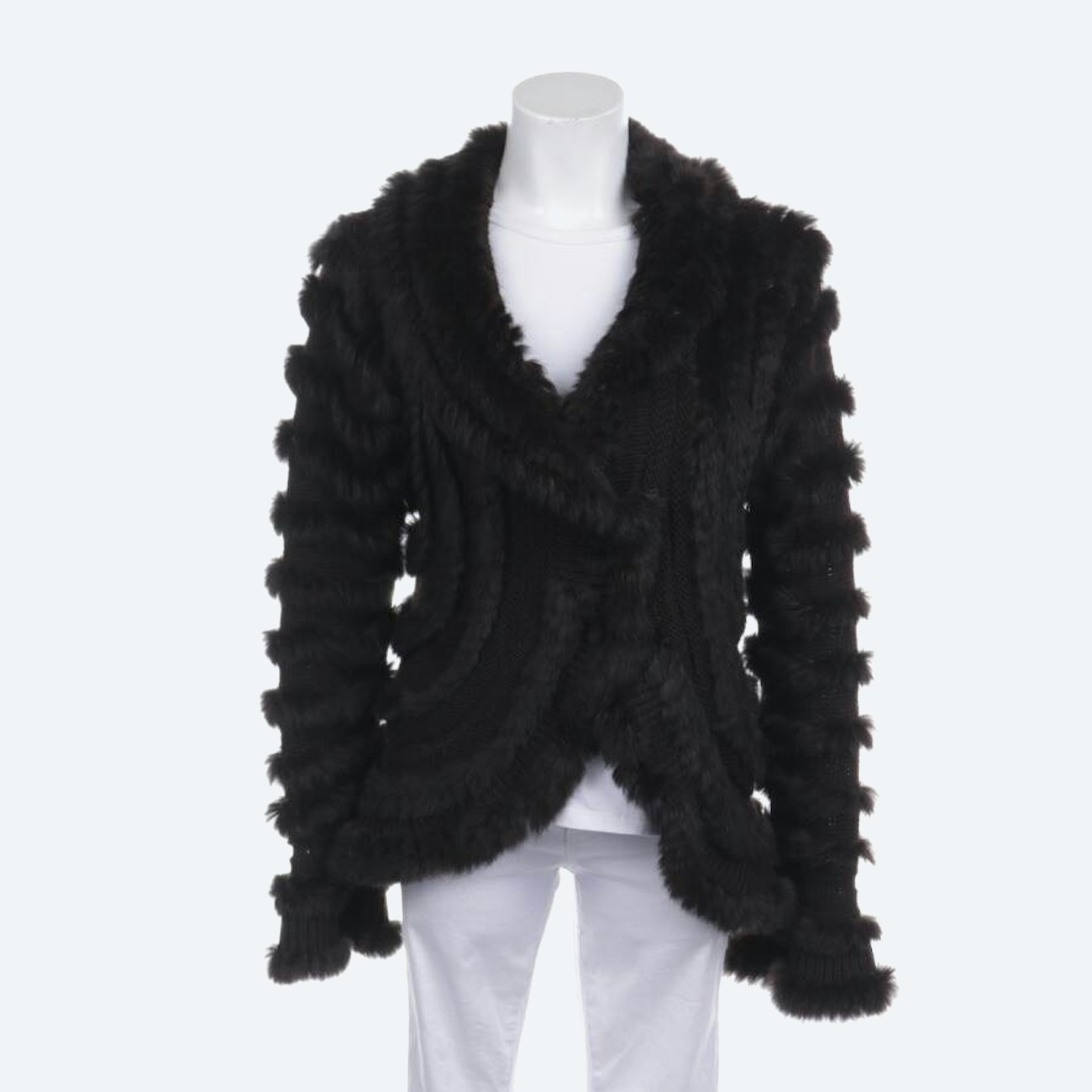 Image 1 of Fur Jacket 36 Dark Brown in color Brown | Vite EnVogue